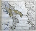 Antique map of southern Italy Royalty Free Stock Photo