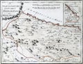 Antique map of southern Italy Royalty Free Stock Photo