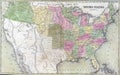 Antique map of United States