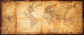 An antique map of the world from 1778. Concept Antique Maps, Historical Cartography, World History, Royalty Free Stock Photo