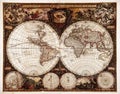 Antique map of the world