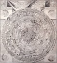 Antique Maps of the World Celestial Map Antonio Saliba Royalty Free Stock Photo