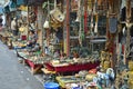 Stalls and Street Seller at Antique Market, Shanghai, China Royalty Free Stock Photo