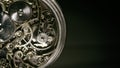 Skeleton Mechanism Vintage Pocket Watch