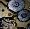 Antique mechanical watchmovement.