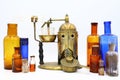 Antique Medicine Bottles, 1800s Victorian Era