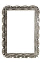 Antique metal picture and photo frame Royalty Free Stock Photo