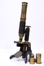 Antique Microscope Royalty Free Stock Photo
