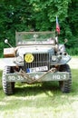 Antique military car