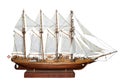 Antique Model Sailing Ship Royalty Free Stock Photo