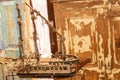 antique model ship Royalty Free Stock Photo
