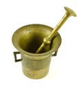 Antique mortar Royalty Free Stock Photo