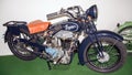 Antique motorcycle brand PRAGA 500 BD, 499 ccm, 1928, motorcycle museum