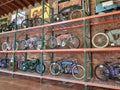 Antique motorcycles at Coker Museum in Chattanooga TN.