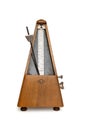 Antique musical metronome isolated