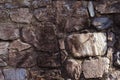 Antique natural stonewall, background and texture Royalty Free Stock Photo