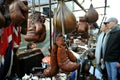 Antique objects sold in London at the famous Portobello Market, Notting Hill