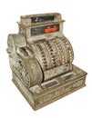 Antique old cash register Royalty Free Stock Photo