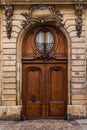 Antique old gothic door handle Royalty Free Stock Photo