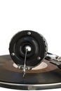 Antique old player (gramophone) Royalty Free Stock Photo