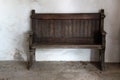 Antique Old Wooden Bench in St. Augustine Florida