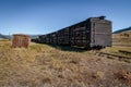 Antique Train Cattle and Livestock Car Royalty Free Stock Photo