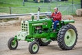 Oliver 1600 Antique Green Tractor Royalty Free Stock Photo