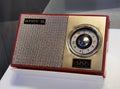 Antique Olympic Transistor Radio Metal Plastic Electronics Telecommunication Signals Audio Retro Design Lifestyle Products