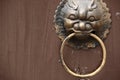 Antique oriental door knocker