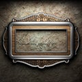 Antique ornament frame