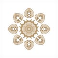 ANTIQUE ORNAMENT VECTOR ILUSTRATION Royalty Free Stock Photo