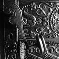 Antique ornate doorhandle Royalty Free Stock Photo