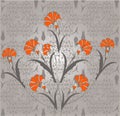 Antique ottoman grungy wallpaper design Royalty Free Stock Photo