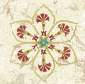 Antique ottoman grungy wallpaper rater design