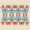 Antique ottoman turkish pattern vector design ninety one