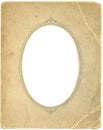 Antique oval frame Royalty Free Stock Photo