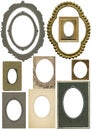 Antique oval frames