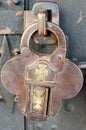 Antique padlock Royalty Free Stock Photo