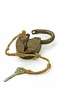 Antique Padlock with Key