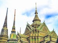 Antique Pagoda at Wat Pho Temple in Bangkok Thailand Royalty Free Stock Photo