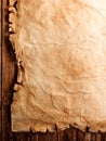 Antique Parchment on Wood