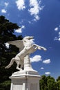 Antique Pegasus sculpture in Boboli Gardens in Florence, Italy Royalty Free Stock Photo