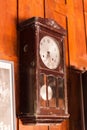 Antique Pendulum wall clock Royalty Free Stock Photo