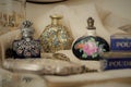 The Antique Perfume Bottles Still Life