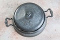 Antique pewter chafing dish holder