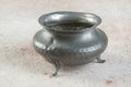 Antique pewter sugar bowl