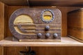 An antique Philco radio model 38-38T made in 1938, in California, USA - November 6, 2022