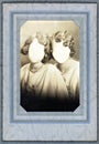 Antique Photo Frame from the 1920's with faceless