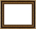 Antique picture frame isolated Royalty Free Stock Photo