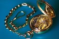 Antique pocket watch Royalty Free Stock Photo